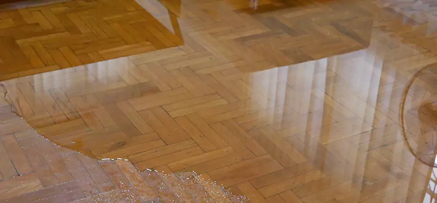 Laminate Wood Floor Water Damage Repair in Hauppauge